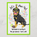 Suche nach rottweiler einladungen Lustig