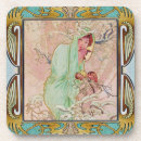 Suche nach mucha untersetzer Jugendstil