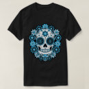 Suche nach blauer zuckerschädel tshirts Dia de los muertos
