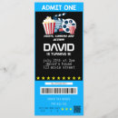 Suche nach kino einladungen Eintrittskarte für das kino