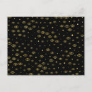 Suche nach gold dots postkarten Schwarz