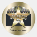Suche nach hollywood star aufkleber Gold