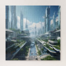 Suche nach zukunft puzzle Futuristisch