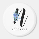 Suche nach monogramm n magnete Blume