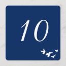 Suche nach vögel tischkarten Blau und weiß