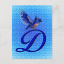 Suche nach buchstabe d postkarten Monogramm