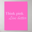 Suche nach denken sie rosa poster Niedlich