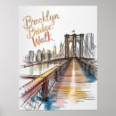 Suche nach brooklyn bridge poster Reiseplakat