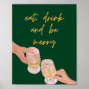 Suche nach essen trinken poster Grün