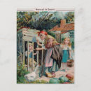 Suche nach hansel und gretel postkarten Vintag