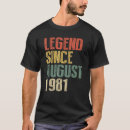 Suche nach legende seit 1981 tshirts Alt