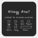 Suche nach allergisch aufkleber Allergiealarm