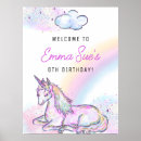 Suche nach regenbogen einhorn poster Aquarell