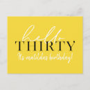 Suche nach 30 geburtstag postkarten Elegant
