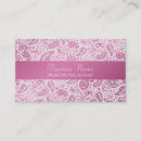 Suche nach rosa paisley visitenkarten Elegant