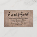 Suche nach burlap visitenkarten Jede person