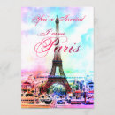 Suche nach vintager eiffel turm einladungen Französisch