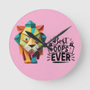 Suche nach löwe der löwe wanduhren Bunt