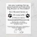 Suche nach dogs flyer Dog walker