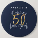 Suche nach 50 geburtstags party buttons Für alle