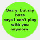 Suche nach der chef aufkleber Spaß