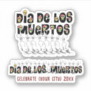 Suche nach calaveras aufkleber Dia de los muertos