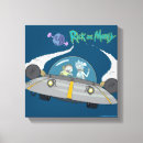 Suche nach raumschiff leinwandbilder Rick and morty