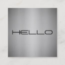 Suche nach gebürstetes metall visitenkarten Für ihn