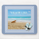 Suche nach himmel und meer mousepads Sand