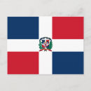 Suche nach flagge dominikanischen republik poster postkarten República domicana