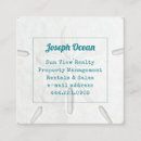 Suche nach weißer sand visitenkarten Meer