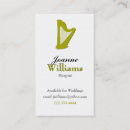 Suche nach harpist visitenkarten Elegant