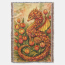 Suche nach roter drache decken Fantasie