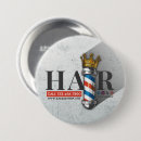 Suche nach friseur buttons Vintag