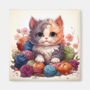 Suche nach vintage katze magnete Süß