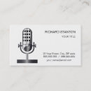 Suche nach vintages mikrofon visitenkarten Gesang