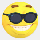 Suche nach sonnenbrille emoji aufkleber Gelb