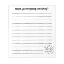 Suche nach checkliste notizblock Einkaufsliste