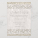 Suche nach antike weiße spitze einladungen Land