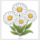 Suche nach weiße gänseblümchen aufkleber Gelb