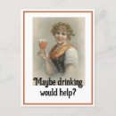 Suche nach alkohol lustig postkarten Vintag