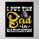 Suche nach birdie poster Badminton