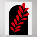 Suche nach black and red poster Modern