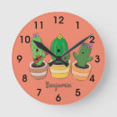 Suche nach kaktus poster wanduhren Jede person