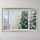 Suche nach winterszene poster Fensterrahmen