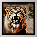 Suche nach majestätisches tier poster König der tiere