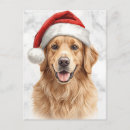 Suche nach golden retriever welpe postkarten Weihnachten