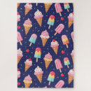 Suche nach der eiscreme puzzle Sommer