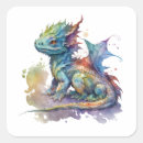 Suche nach babydrachen aufkleber Aquarell