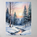 Suche nach winter wonderland poster Verschneite landschaft